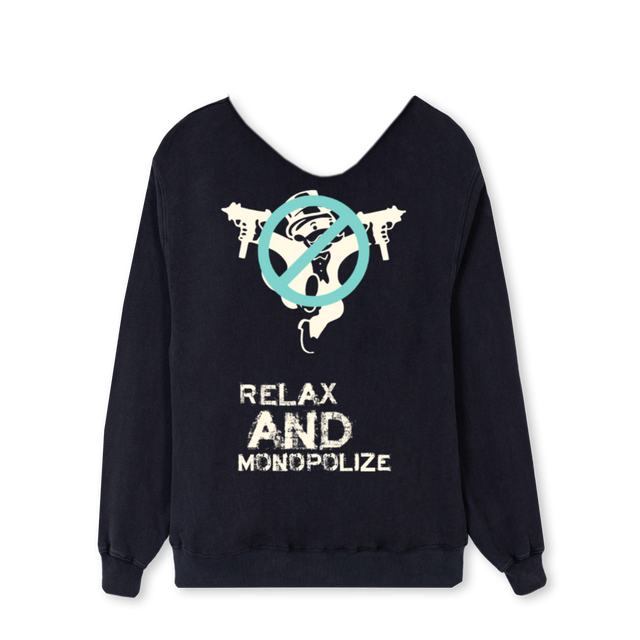 CHILLL Vintage Black Regular Hoodie.