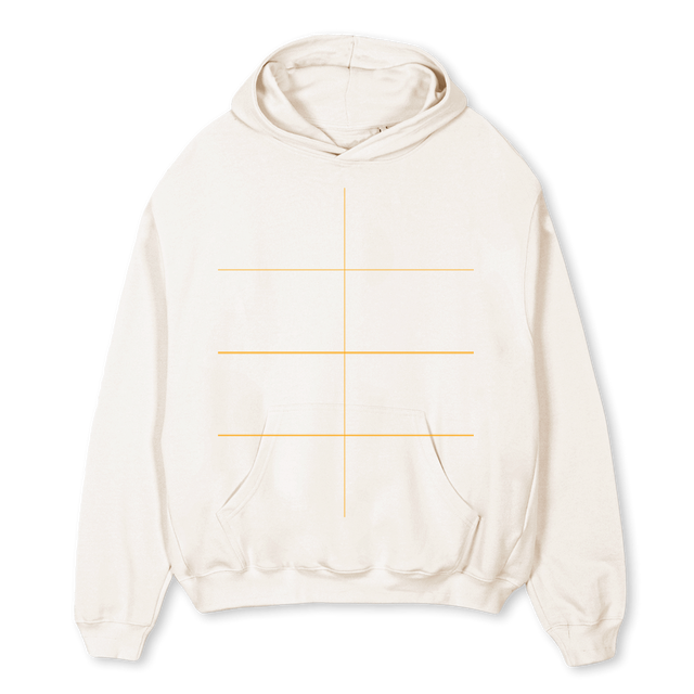 VALENCIATWO Vintage White Oversized Hoodie.