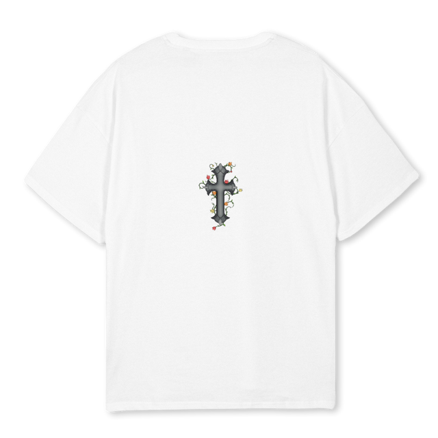BKSTEEONE White Oversized Tee.