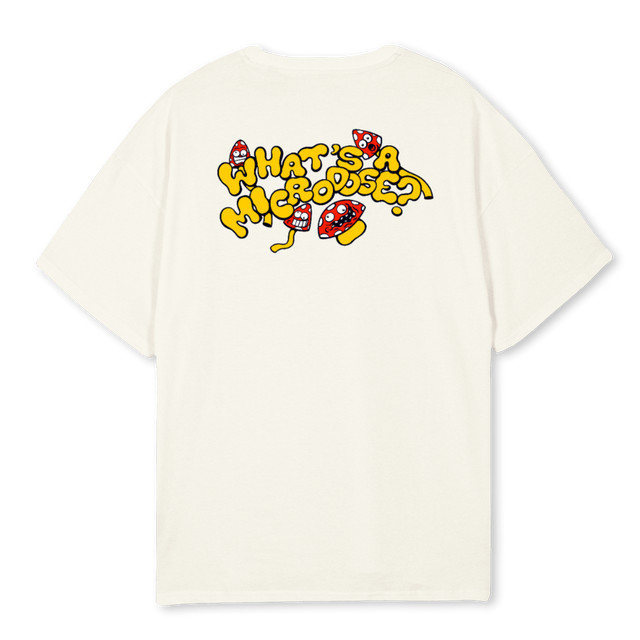 WAMDCREAMTEE Cream Oversized Tee.