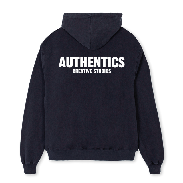 AUTHENTICSCSHOODIE Vintage Black Oversized Hoodie.