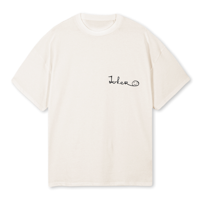 JOKERTYSON Vintage White Oversized Tee.