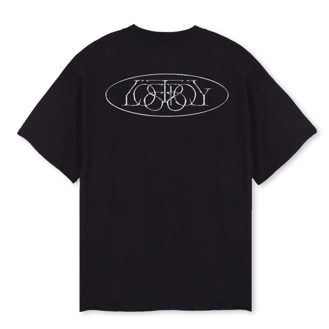 LOSTBOI Black Oversized Tee.