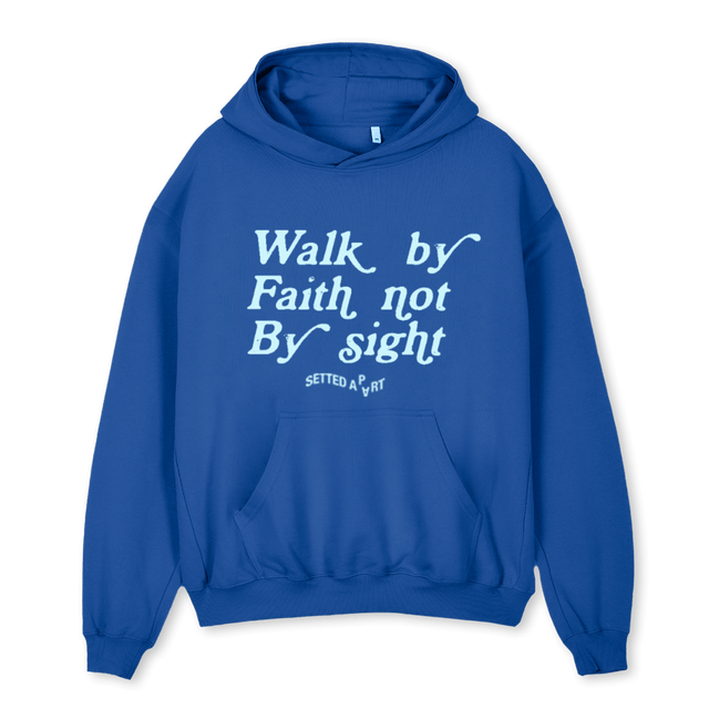 COLBALTLBUEHOODIEWBF Cobalt Blue Oversized Hoodie.
