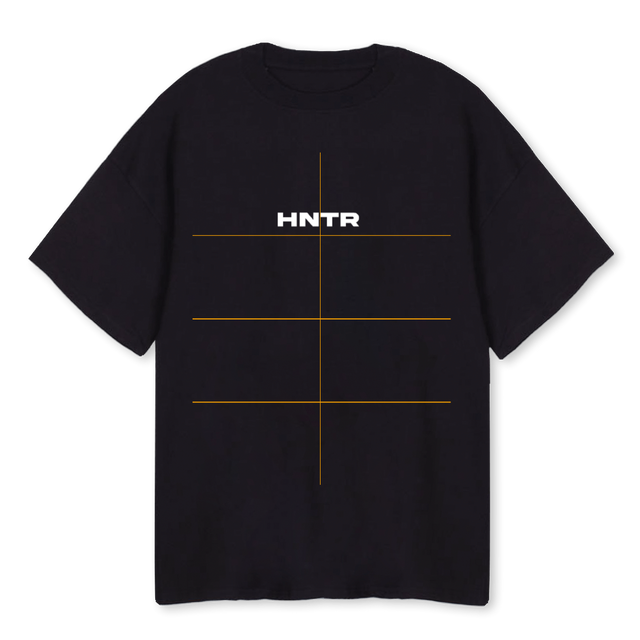 BASEANDLINE Black Oversized Tee.