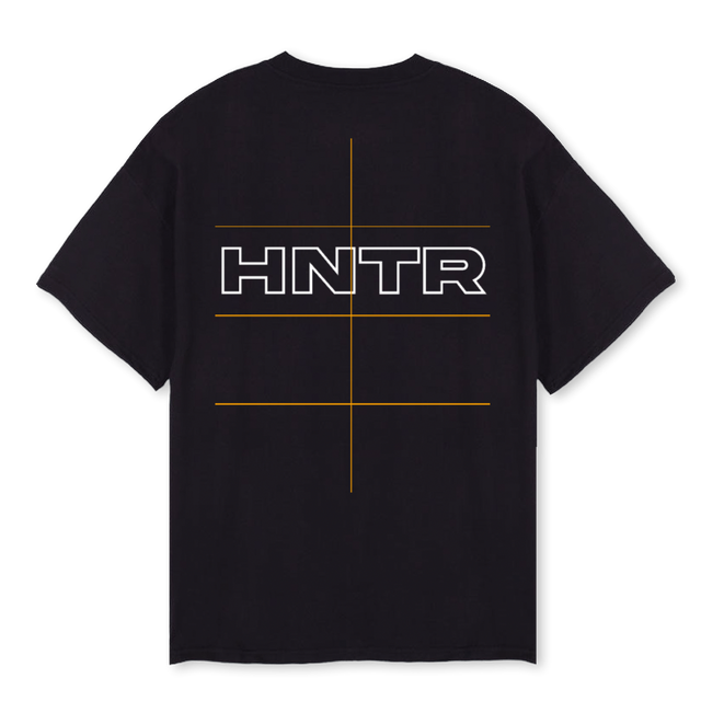 BASEANDLINE Black Oversized Tee.