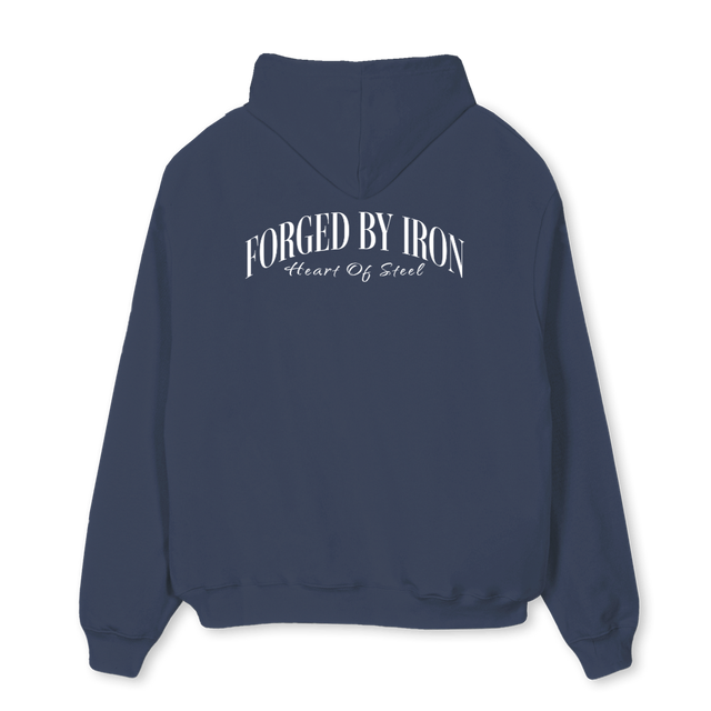STEEL Navy Blue Oversized Hoodie.