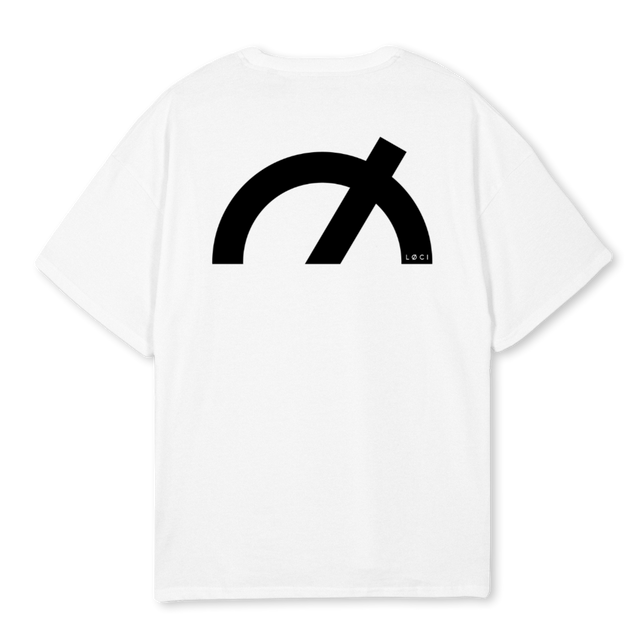 ICONTEEOVERSIZED White Oversized Tee.