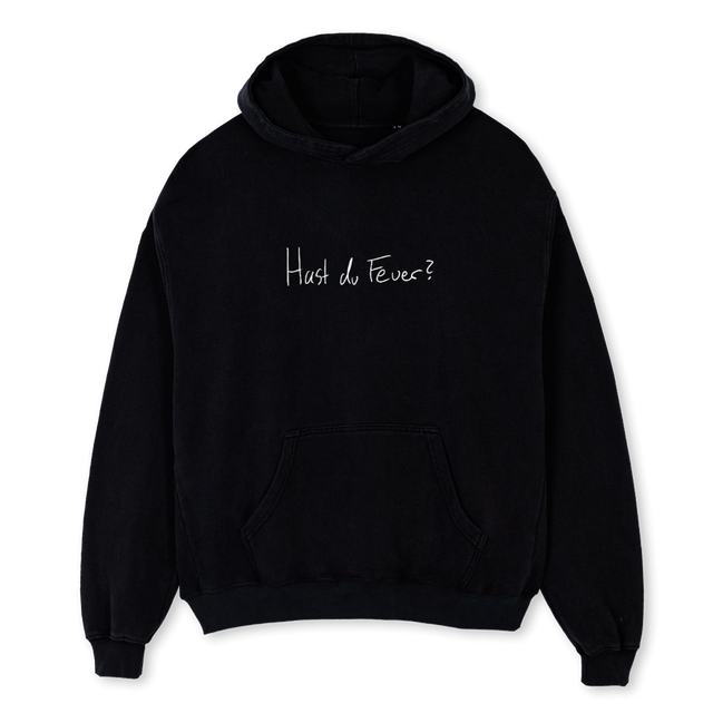 FERUERHOODIE Black Oversized Hoodie.