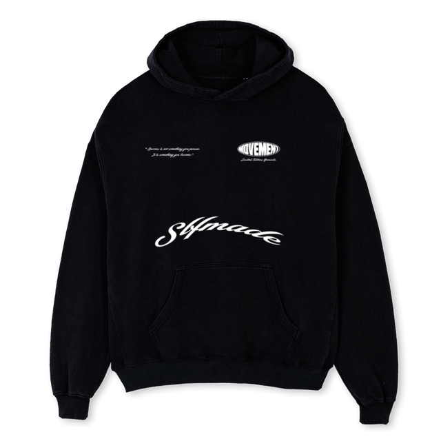 ELEGANCETRUIZWART Black Oversized Hoodie.