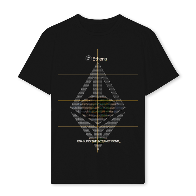 ETHENANORMAL Black Regular Tee.