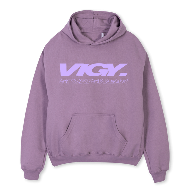 VSLHOODIE Purple Oversized Hoodie.