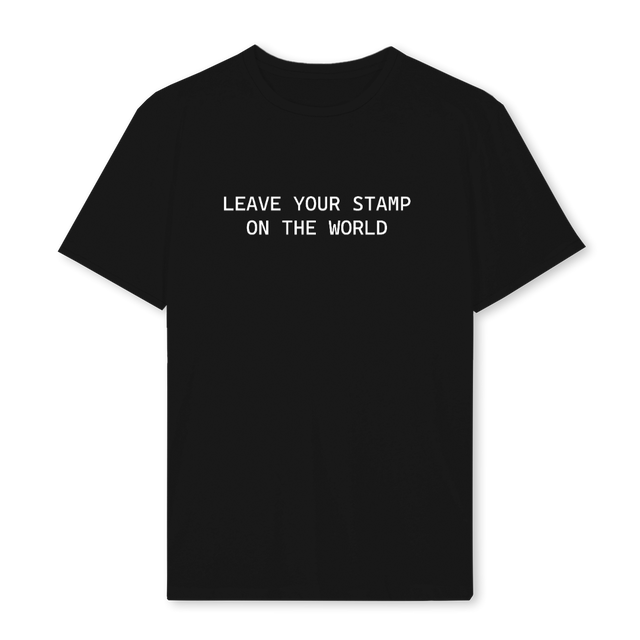 SLOGANTSHIRT Black Regular Tee.
