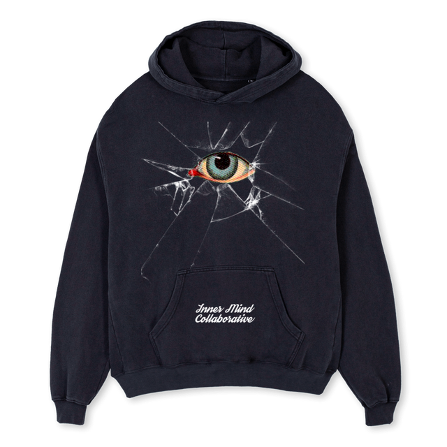 RE Vintage Black Oversized Hoodie.