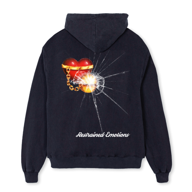 RE Vintage Black Oversized Hoodie.