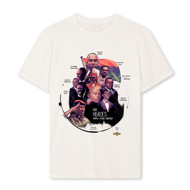 HEROES Vintage White Regular Tee.