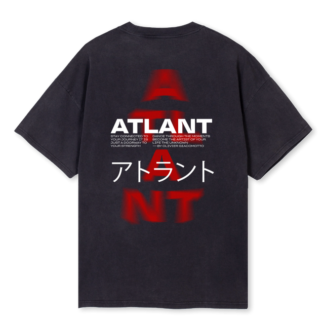 THEUNKNOWN Vintage Black Oversized Tee.