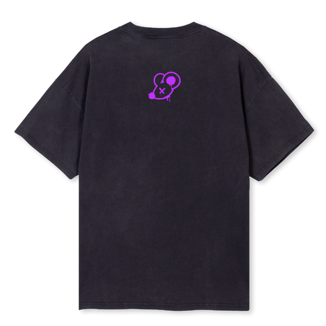 NEONKINGTEE Vintage Black Oversized Tee.