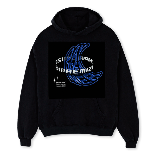 DDDD Black Oversized Hoodie.