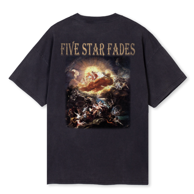FSF Vintage Black Oversized Tee.