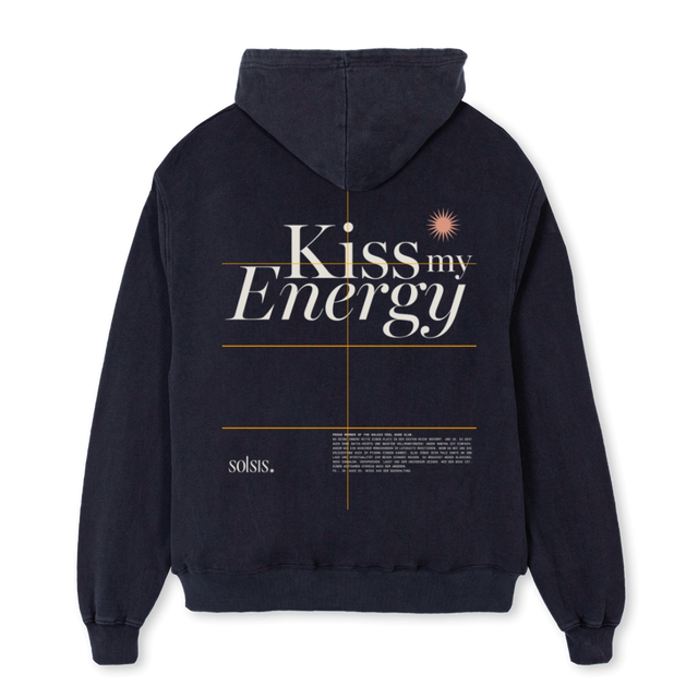 KMEBLK Vintage Black Oversized Hoodie.
