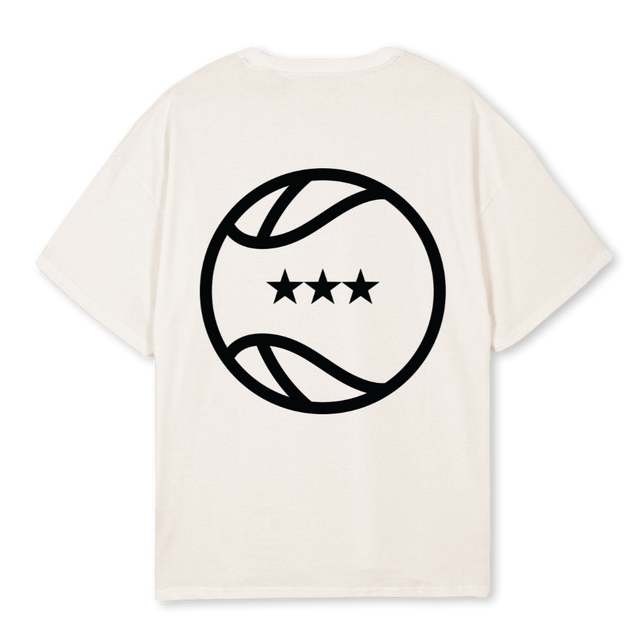 SPIRITCREAM Vintage White Oversized Tee.