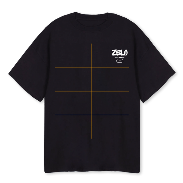 TEDDYSEMBRACE Black Oversized Tee.