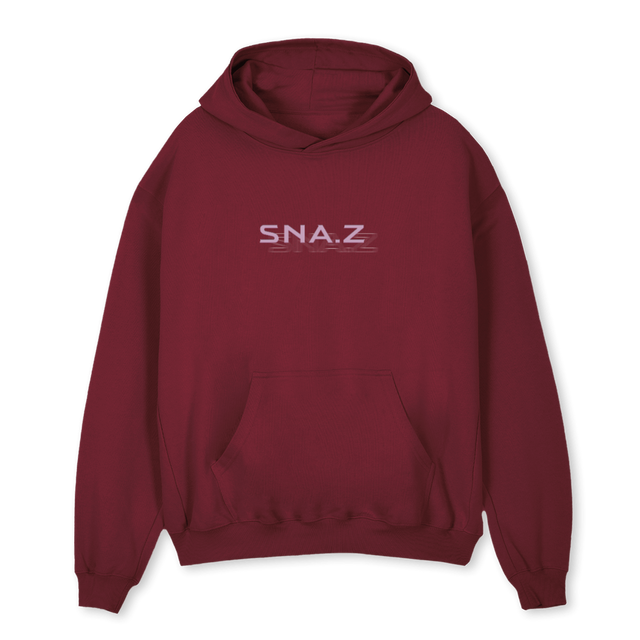 OGLOGO Burgundy Oversized Hoodie.