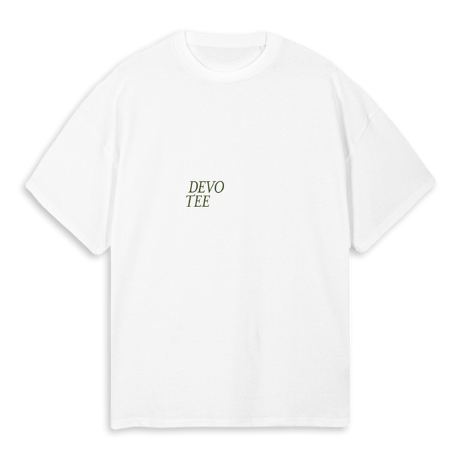 DEVOGREEN White Oversized Tee.