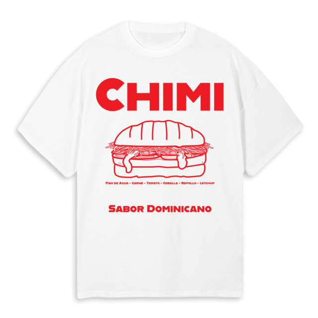 CHIMIFRONT White Oversized Tee.