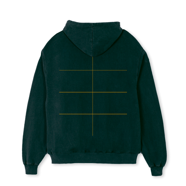 GHSTYLOGOWHITE Wild Green Oversized Hoodie.