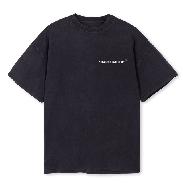 DRKTRDBL Vintage Black Oversized Tee.