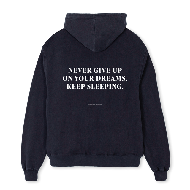 DREAMS Vintage Black Oversized Hoodie.