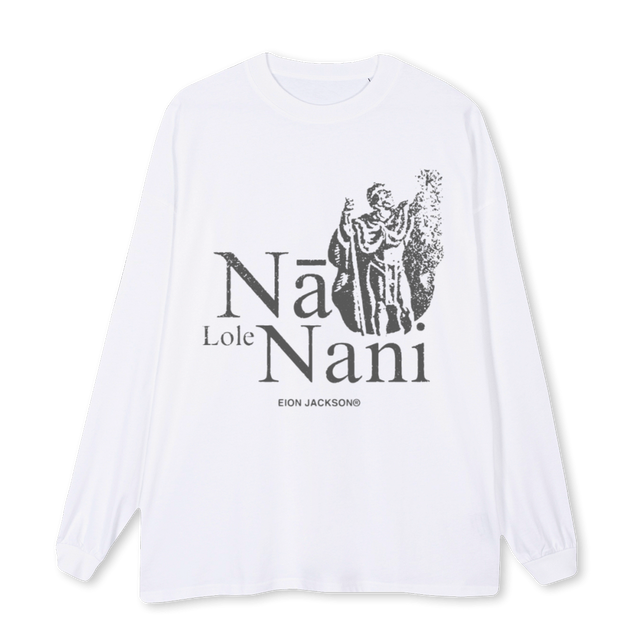 NANI White Oversized LS Tee.
