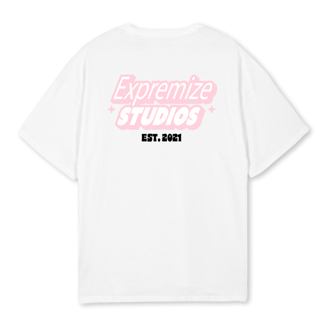 PASTEL White Oversized Tee.