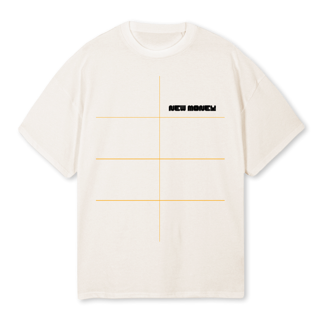 NMONE Vintage White Oversized Tee.