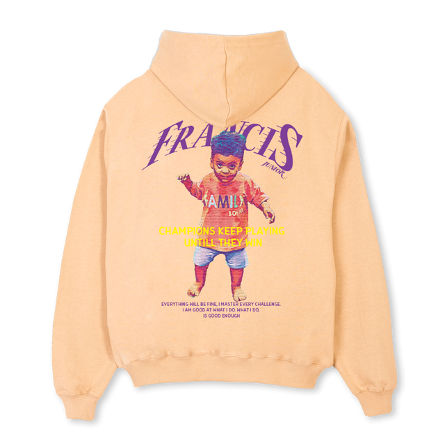 FRANCIS Sand Oversized Hoodie.