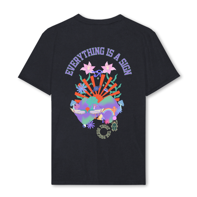 TRUSTTHEPROCESSTWO Vintage Black Regular Tee.