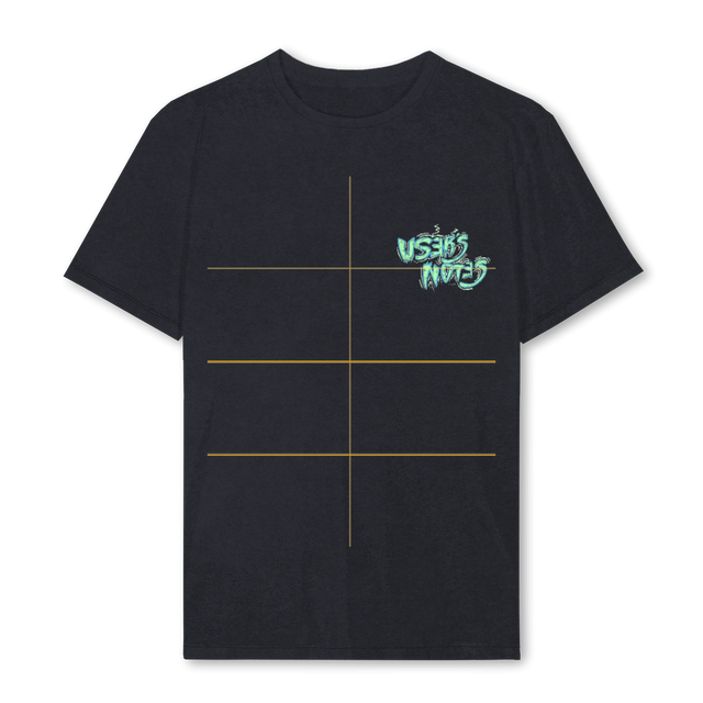 LOSTLARGE Vintage Black Regular Tee.