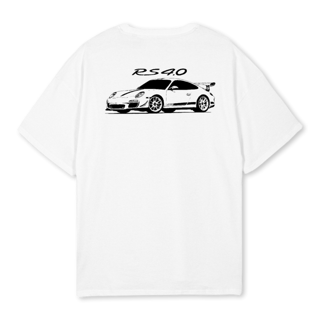 RSFOURL White Oversized Tee.