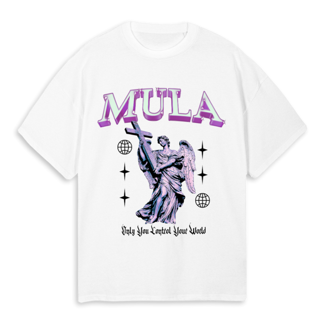 PINKMULA White Oversized Tee.