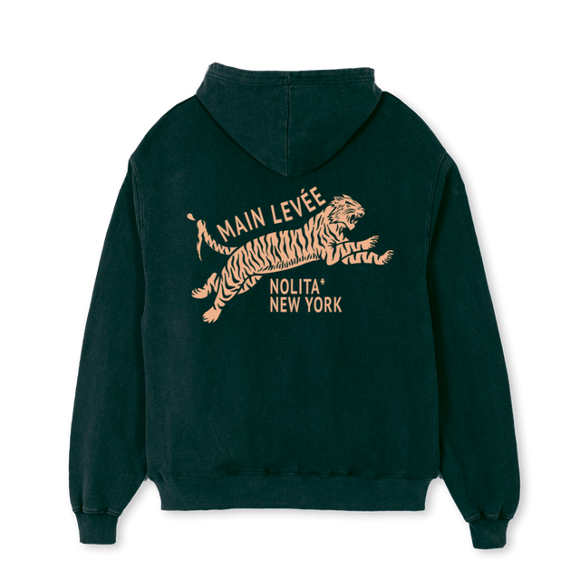 AMLCHINATOWNTIGER Wild Green Oversized Hoodie.