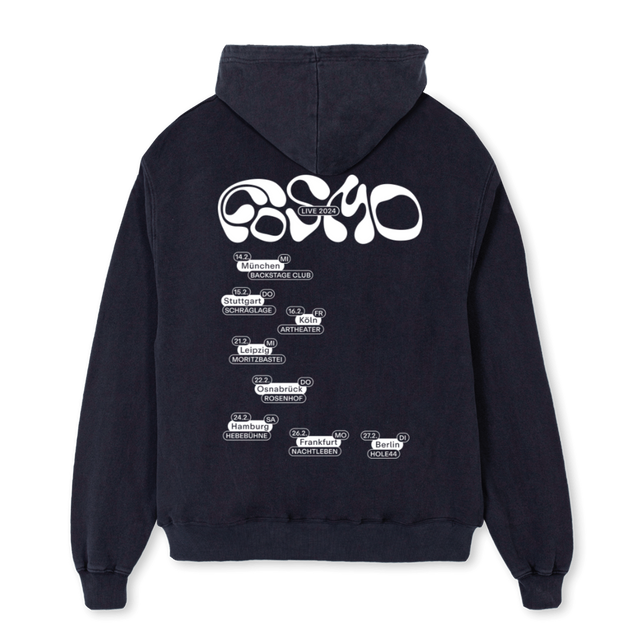 CTOURHOODIEEINS Vintage Black Oversized Hoodie.