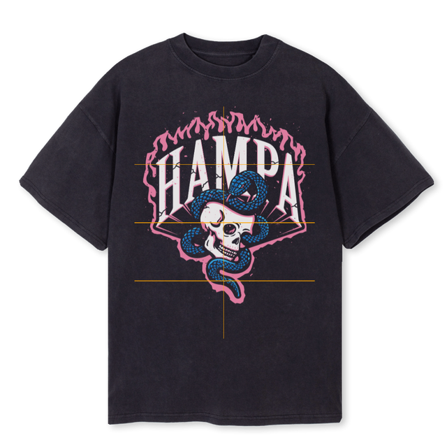SERDAMAOVER Vintage Black Oversized Tee.
