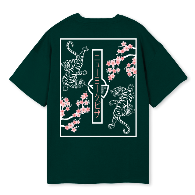 NYPXNAKAMAXHT Wild Green Oversized Tee.