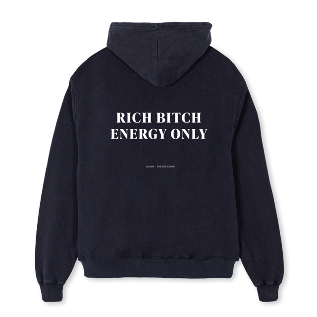 RICH Vintage Black Oversized Hoodie.