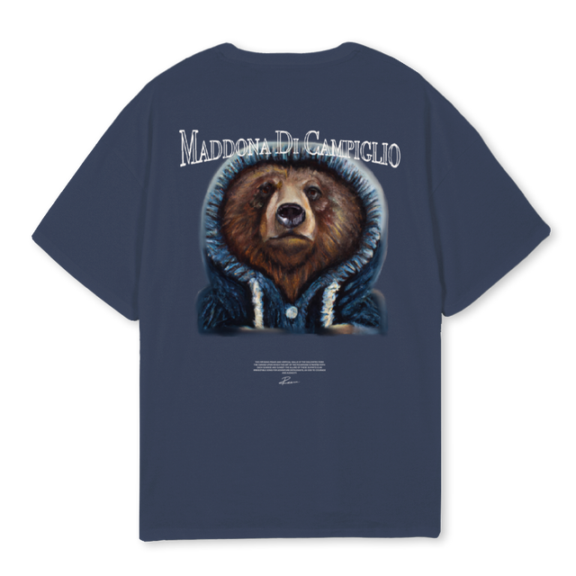 BLUUUU Navy Blue Oversized Tee.