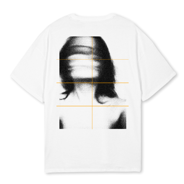 REOOBHIGHLIGHTVA White Oversized Tee.
