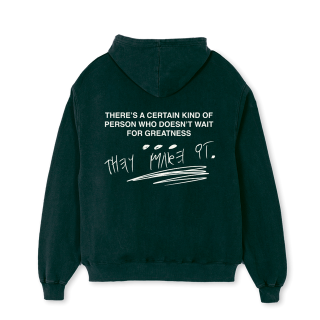 NPCNEWS Wild Green Oversized Hoodie.