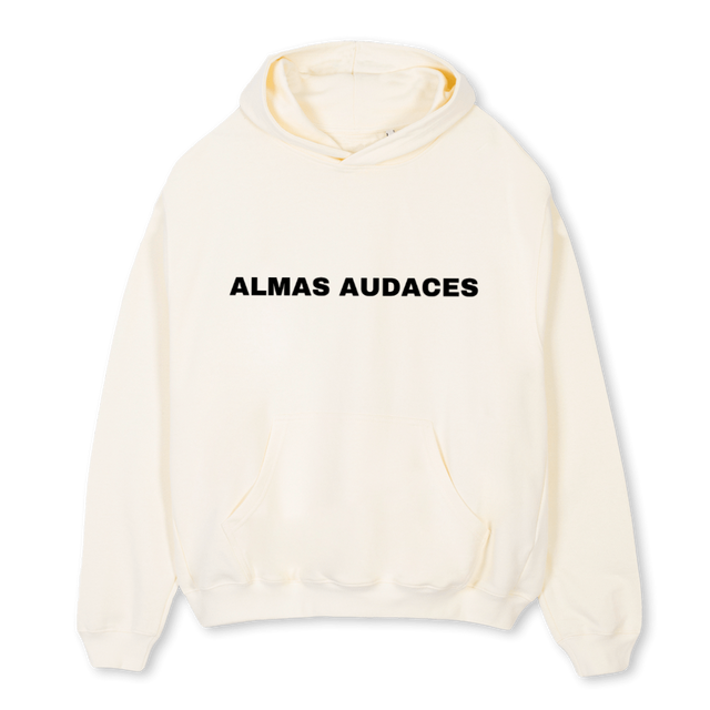 ETHERNOS1 Cream Oversized Hoodie.